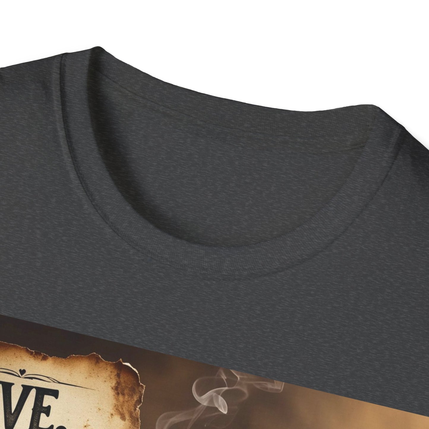 Coffee Lover's Unisex T-Shirt - Live, Love, Drink Coffee tee, Gift for Coffee Enthusiasts, Dog Lovers Apparel, Cute Animal Shirt