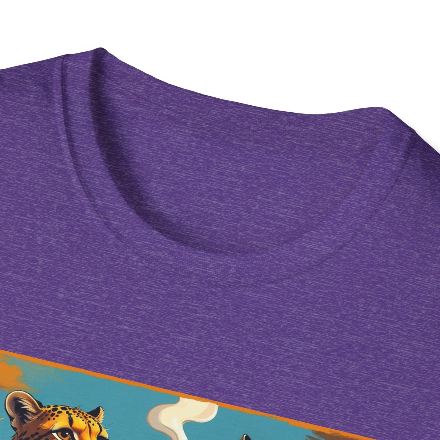 Cheetah Coffee Lover T-Shirt - Fun Animal Graphic Tee, Gift for Coffee Enthusiasts, Unisex Casual Wear, Birthday Gift, Cheetah Lover Shirt