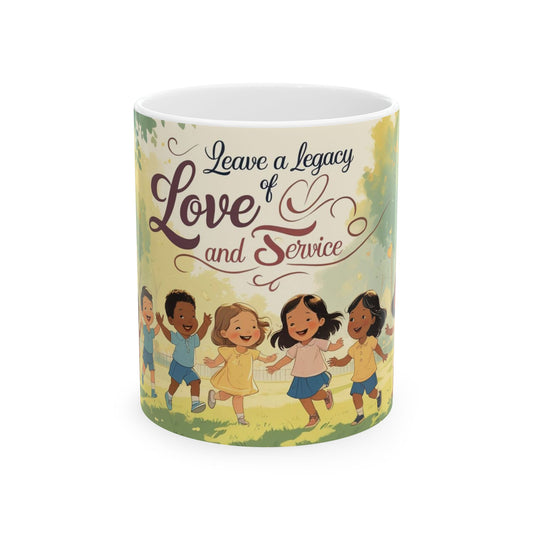 Legacy of Love Ceramic Mug | Heartwarming Gift for Friends & Family | Perfect for Special Occasions | Inspirational Drinkware