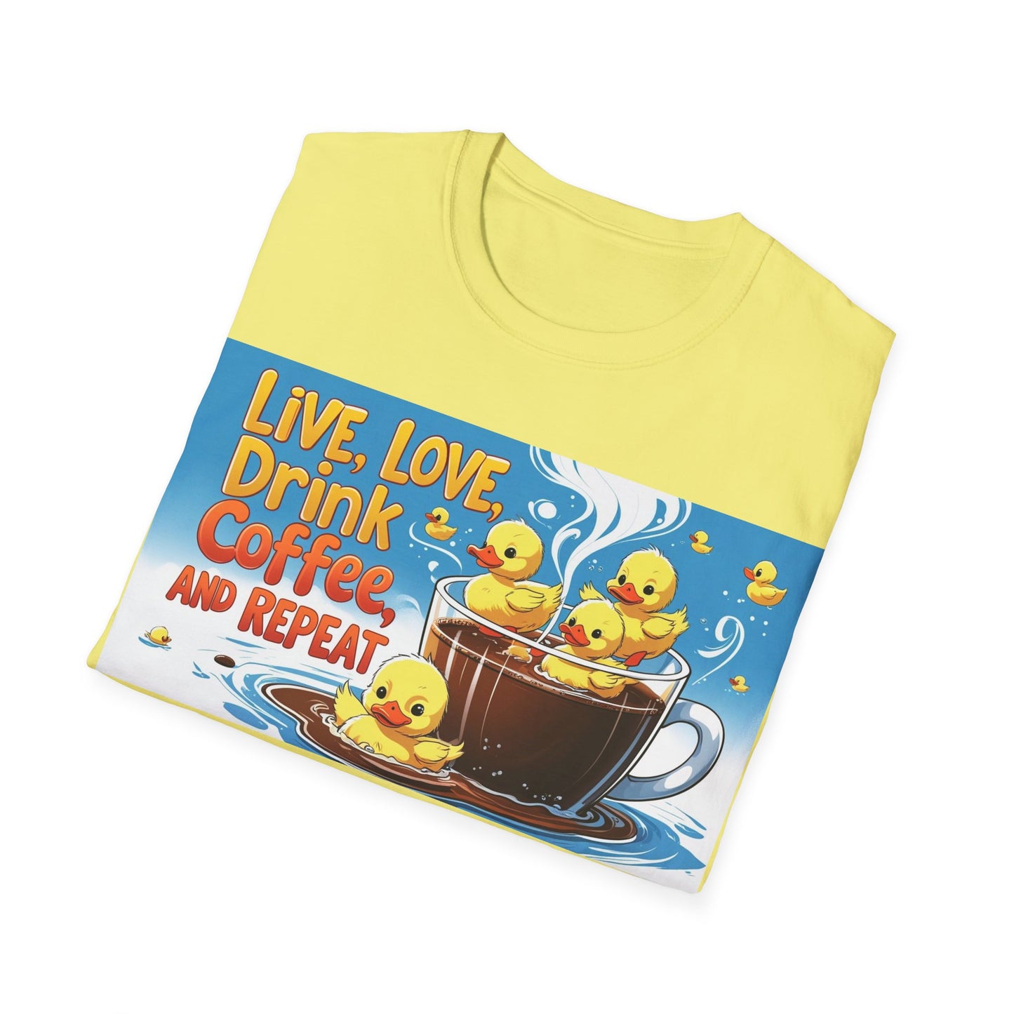 Cute Coffee Lover T-Shirt, Fun Gift for Coffee Enthusiasts, Perfect for Birthdays, Casual Wear, Summer Outings, Family Gatherings