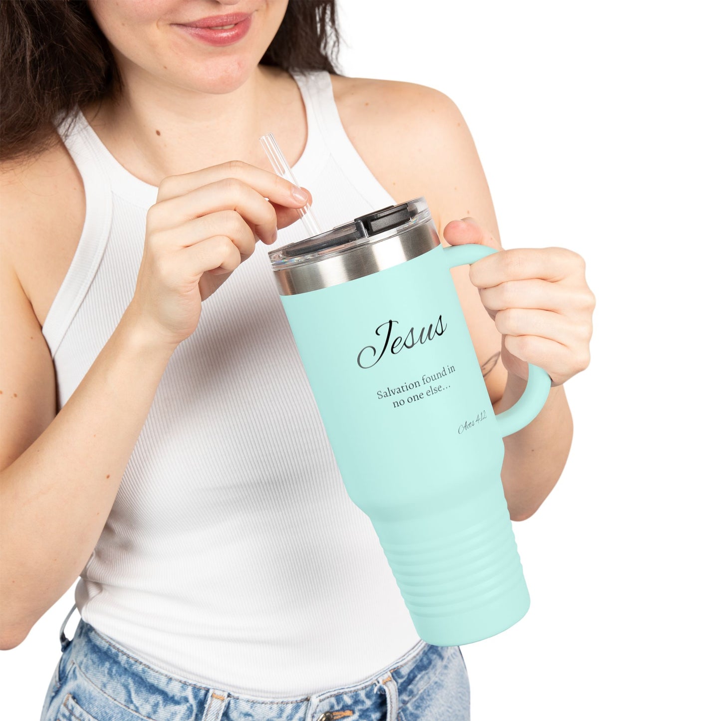 Jesus is Salvation Insulated Travel Mug, 40oz