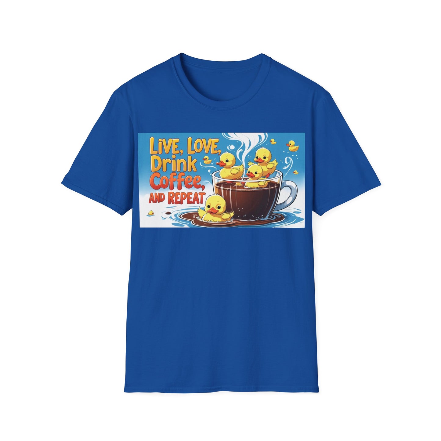 Cute Coffee Lover T-Shirt, Fun Gift for Coffee Enthusiasts, Perfect for Birthdays, Casual Wear, Summer Outings, Family Gatherings