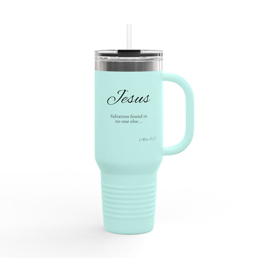 Jesus is Salvation Insulated Travel Mug, 40oz