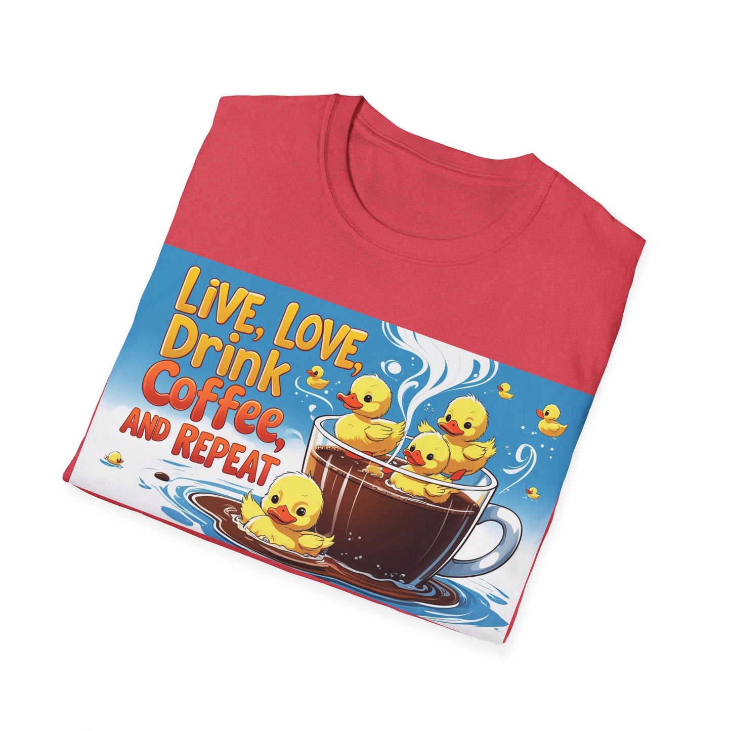 Cute Coffee Lover T-Shirt, Fun Gift for Coffee Enthusiasts, Perfect for Birthdays, Casual Wear, Summer Outings, Family Gatherings
