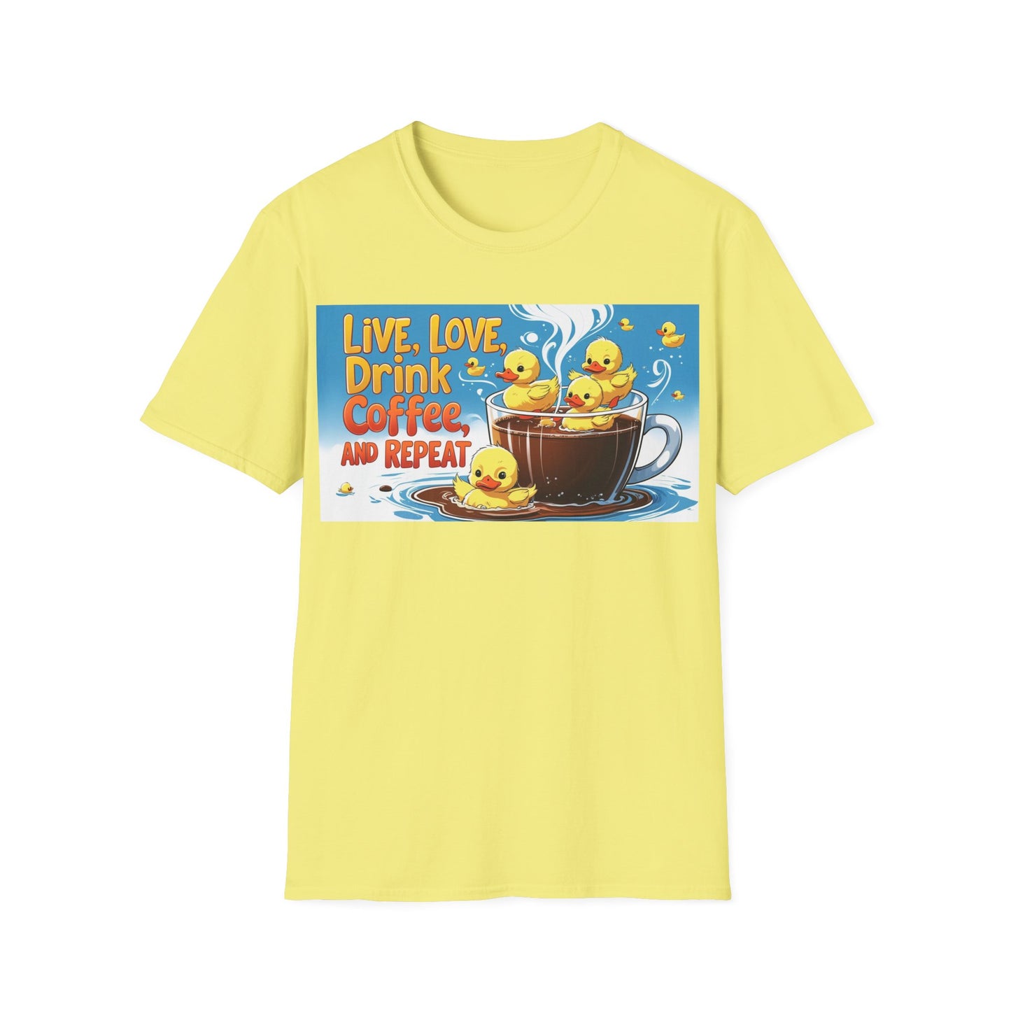 Cute Coffee Lover T-Shirt, Fun Gift for Coffee Enthusiasts, Perfect for Birthdays, Casual Wear, Summer Outings, Family Gatherings