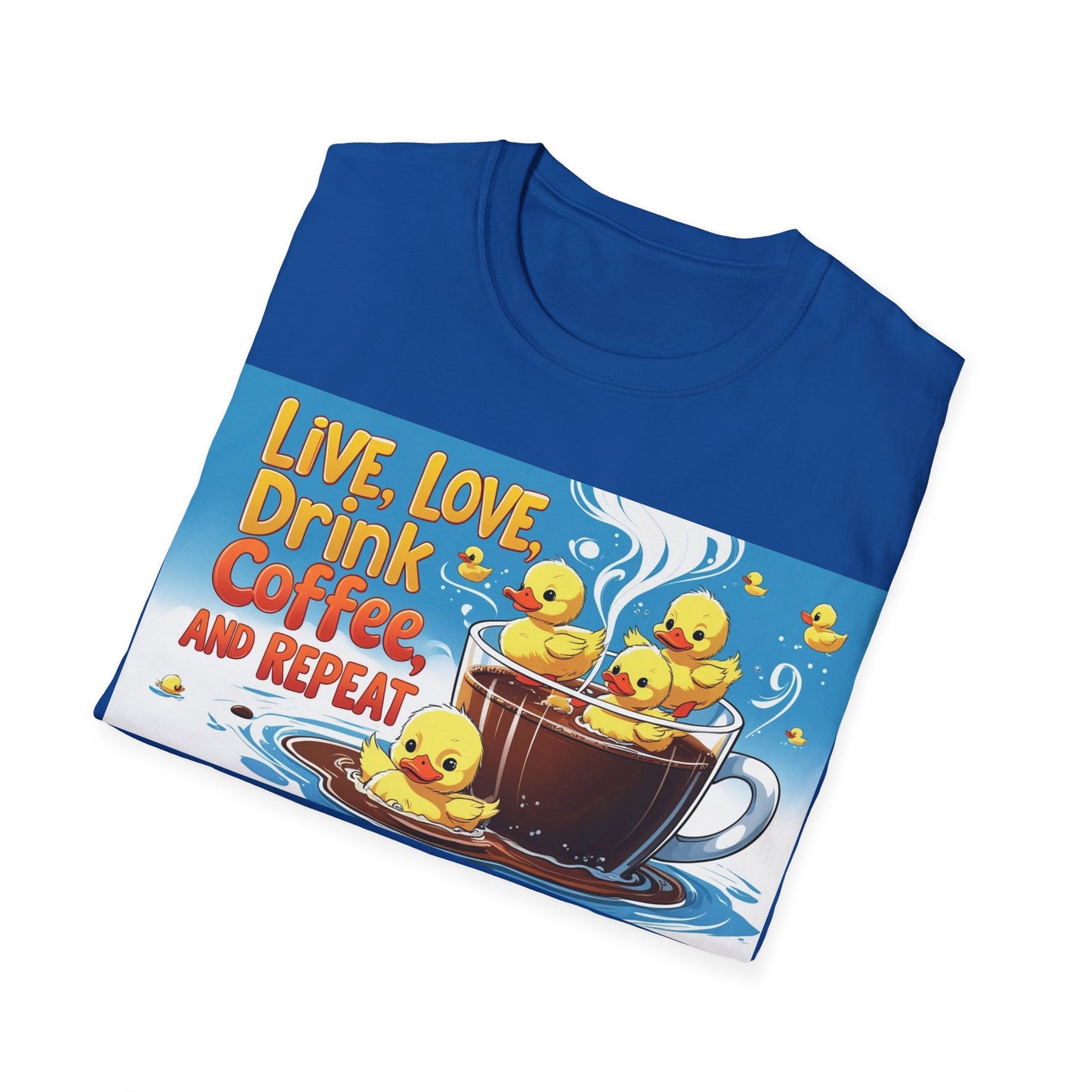 Cute Coffee Lover T-Shirt, Fun Gift for Coffee Enthusiasts, Perfect for Birthdays, Casual Wear, Summer Outings, Family Gatherings