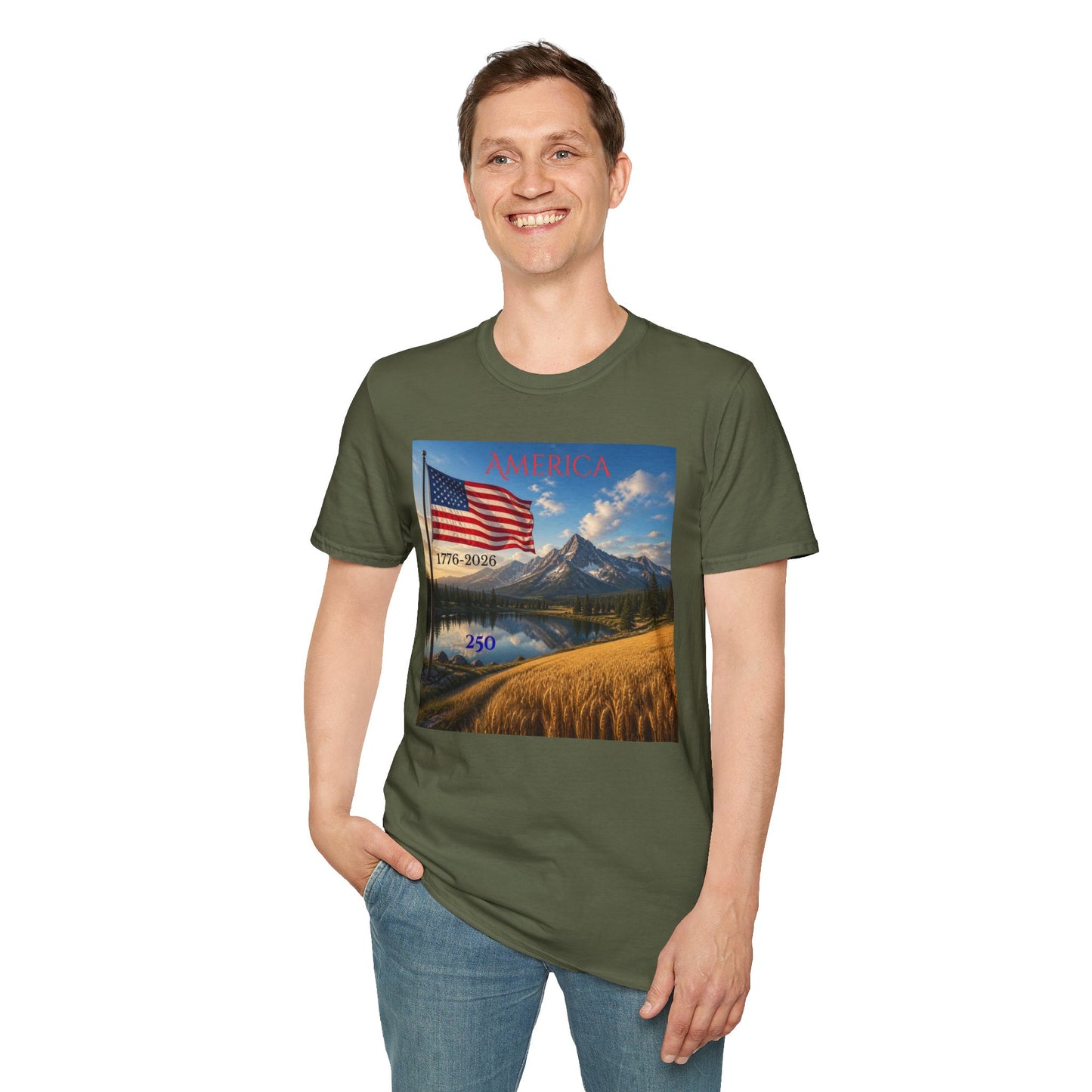 America 250 years Unisex Softstyle T-Shirt