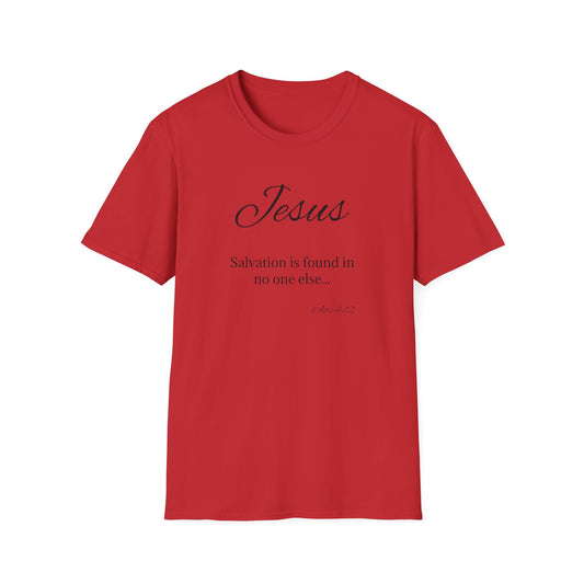 Jesus is Salvation Unisex Softstyle T-Shirt